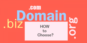 How to choose domain name